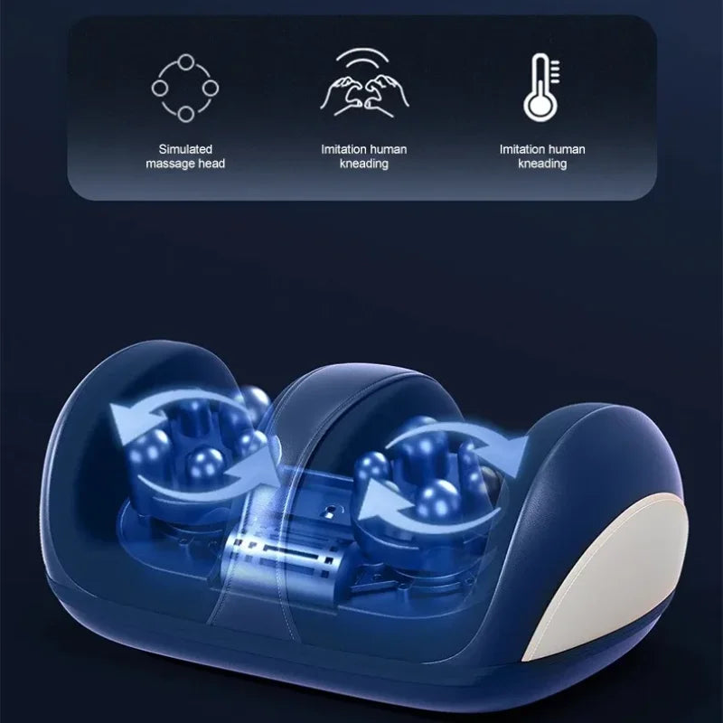 Extra Large Electric Foot Massager with Heat Shiatsu Therapy