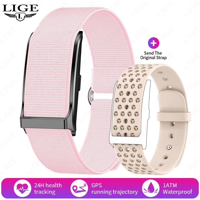 Screenless Smart Bracelet Heart Rate Fitness Activity Tracker Watch
