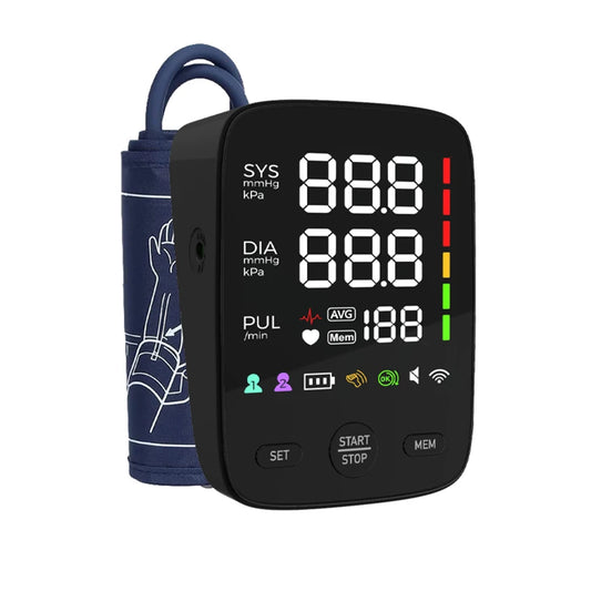 Automatic Upper Arm Blood Pressure Monitor with LED Display