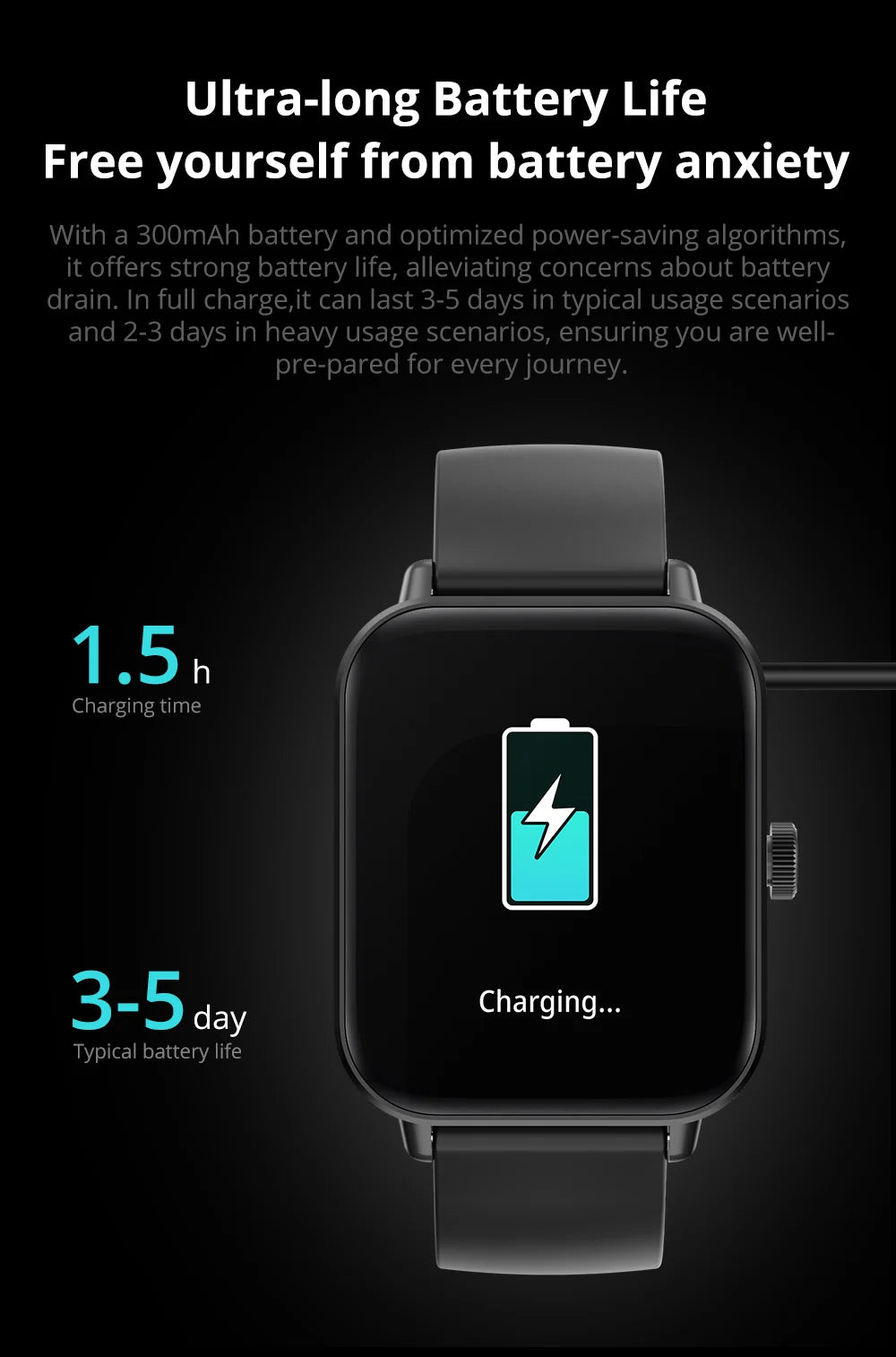 COLMI P81 Smart Watch with Voice Calling – 1.9" HD Display & Health Monitor