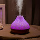 Volcano Air Humidifier USB Mist Diffuser Night Light Desktop