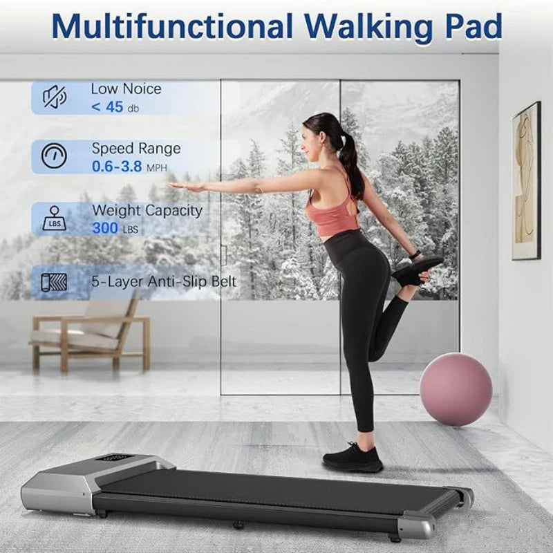 2.5HP Folding Treadmill Walking Pad Home Fitness Machine