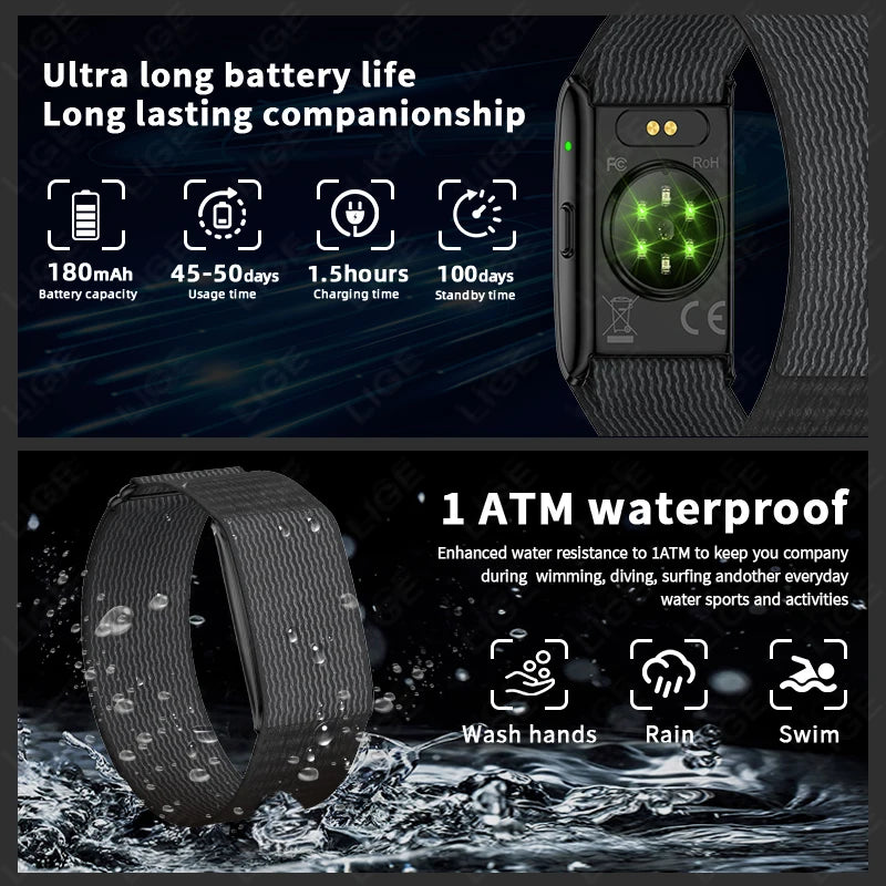 AI Health Smart Watch Fitness Tracker Sport Bracelet Monitor