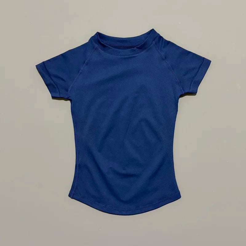 Women's Quick Dry Breathable Short Sleeve Sports T-Shirt
