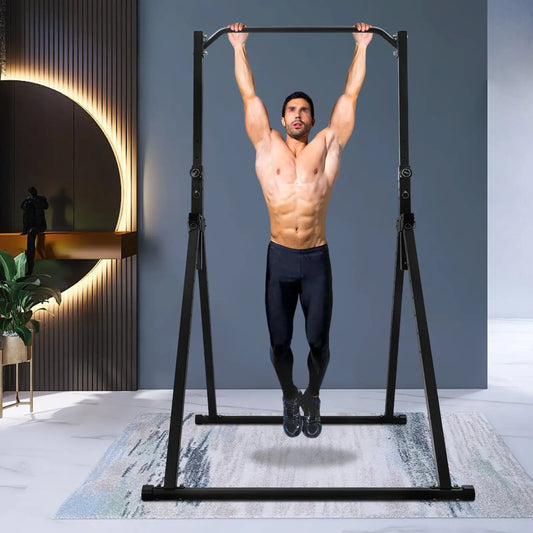 Triangular Pull Up Station Foldable Home Gym Bar
