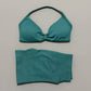 Women's 2-Piece Sports Bra and Shorts Activewear Set