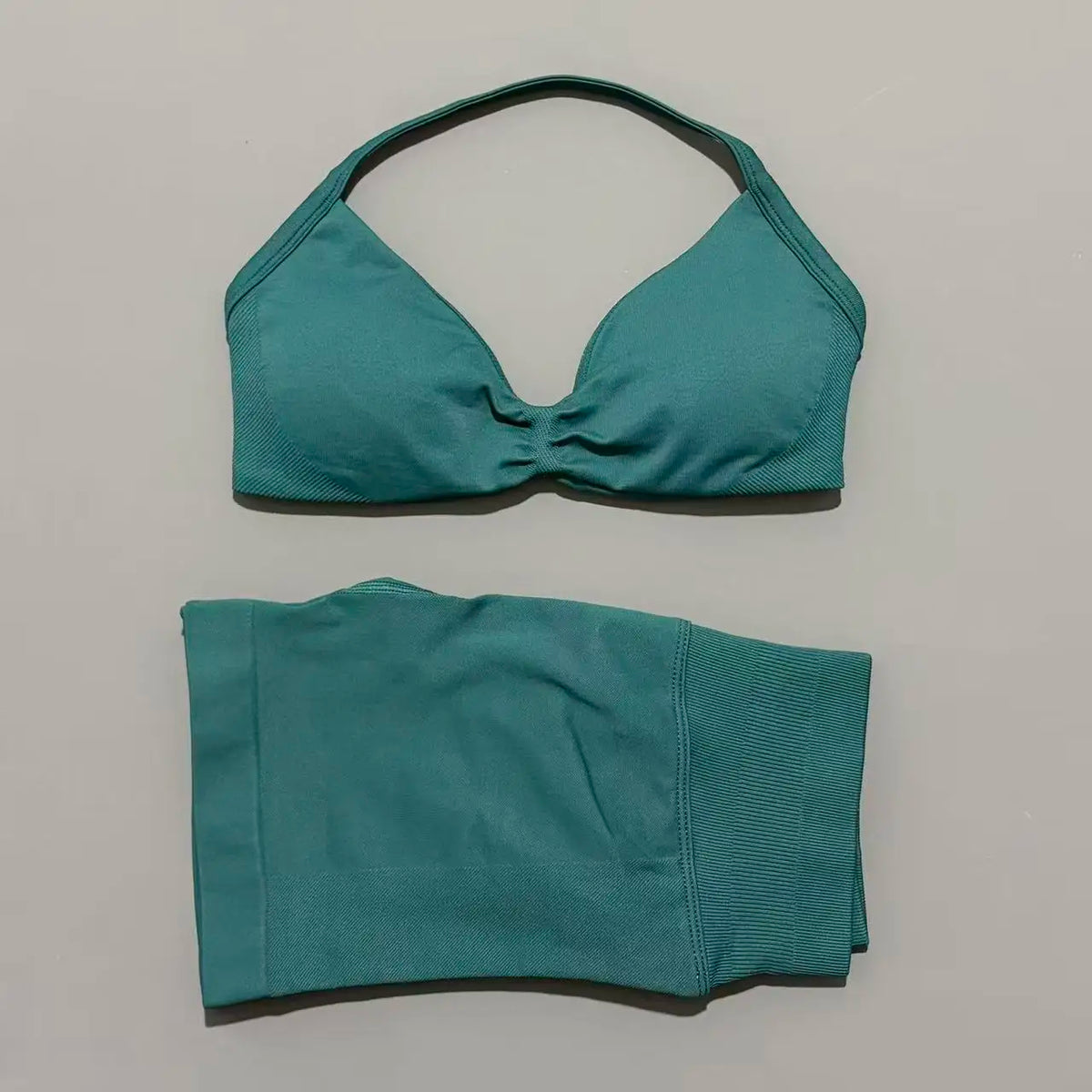 Women's 2-Piece Sports Bra and Shorts Activewear Set