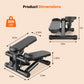 Mini Stepper with Bands Compact Cardio Machine