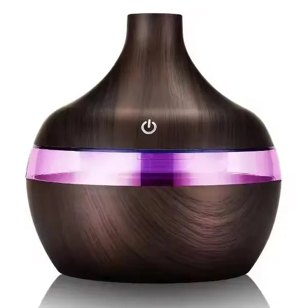 Volcano Air Humidifier USB Mist Diffuser Night Light Desktop