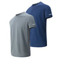 Men's Quick Dry Short Sleeve Sports T-Shirt Multipack