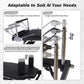 Foldable Pilates Reformer Machine Adjustable Home Workout Equipment
