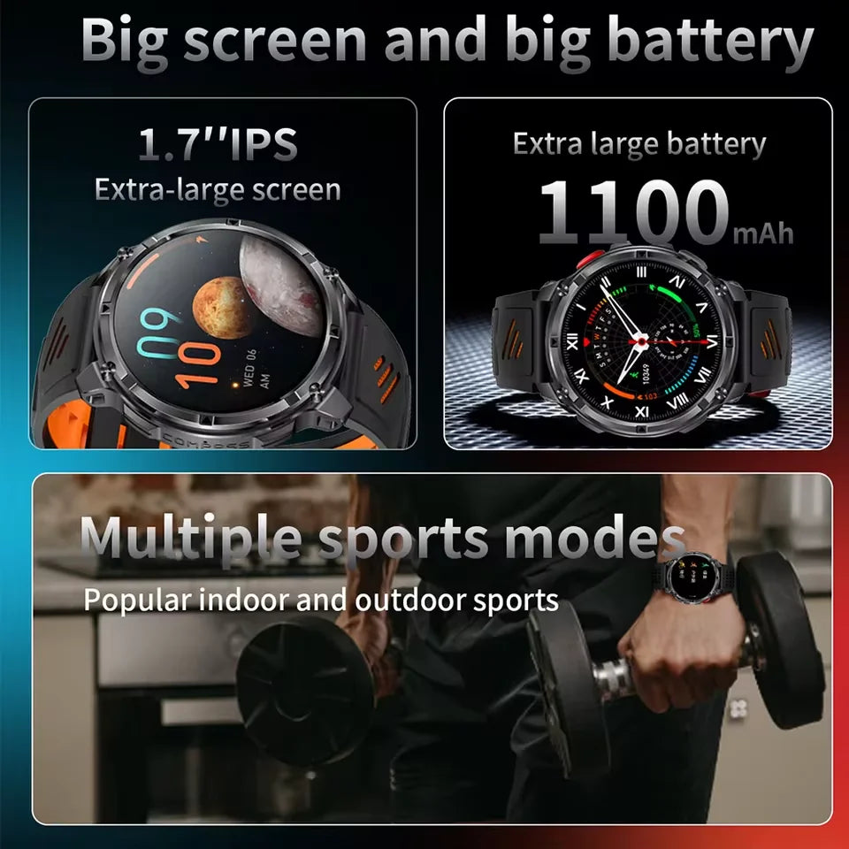 T-Rex3 Pro GPS Smartwatch Rugged Waterproof Sports Watch