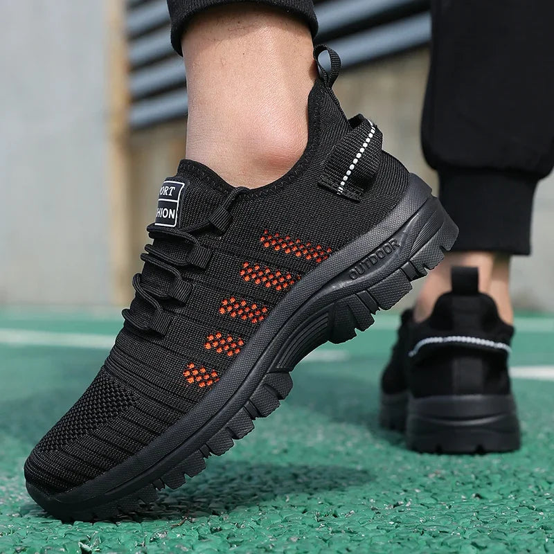 Breathable Lightweight Running Sneakers Unisex Athletic Training Shoes