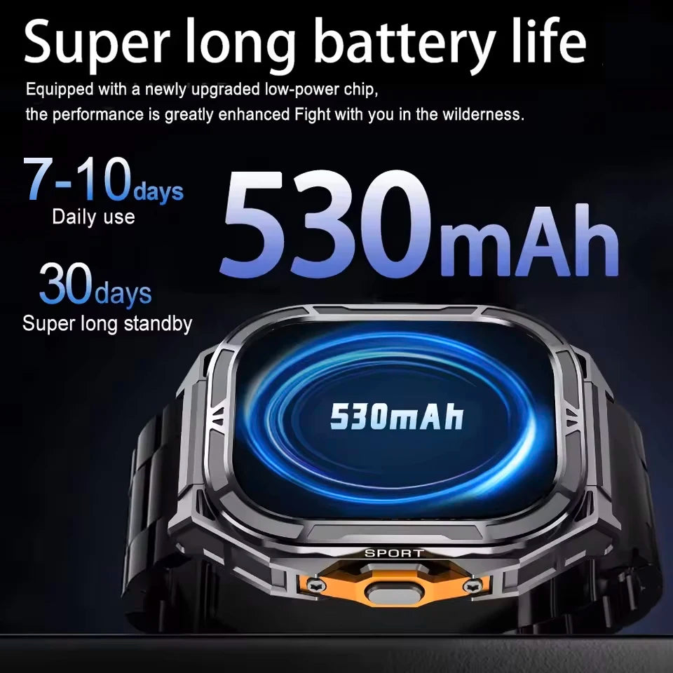 TANK X5 AMOLED GPS Waterproof Sports Smartwatch Fitness Tracker