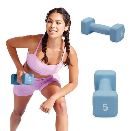 5lb Neoprene Dumbbell Single Hand Weight Fitness