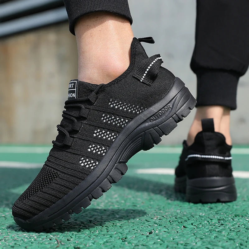 Breathable Lightweight Running Sneakers Unisex Athletic Training Shoes