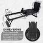 Foldable Pilates Reformer Machine Adjustable Home Workout Equipment