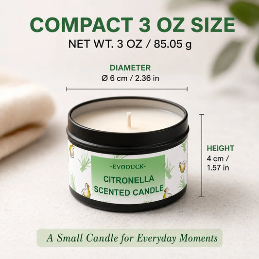 Citronella Outdoor Candle Fresh Lemongrass Patio Garden Decor
