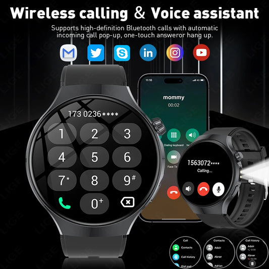 HD Smartwatch Bluetooth Calling Fitness Tracker Watch