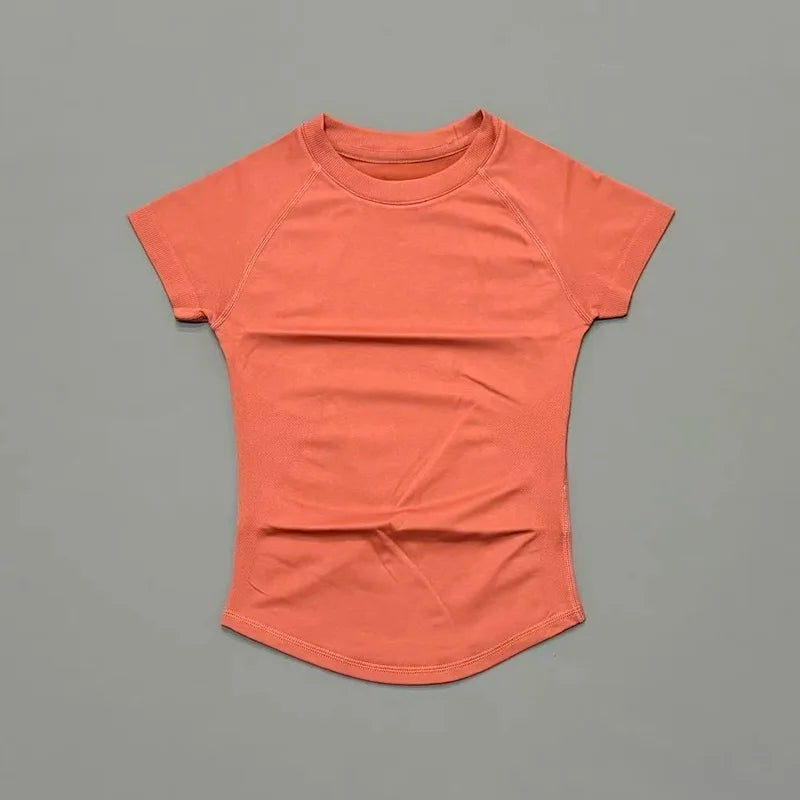 Women's Quick Dry Breathable Short Sleeve Sports T-Shirt