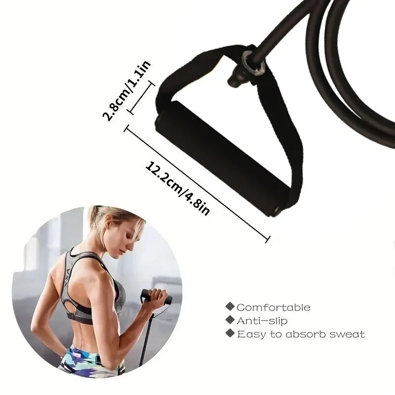 Resistance Bands with Handles – Home Strength Training Fitness Bands for Men & Women