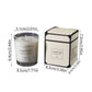 Handmade Soy Aromatherapy Candle Gift Box Glass Jar