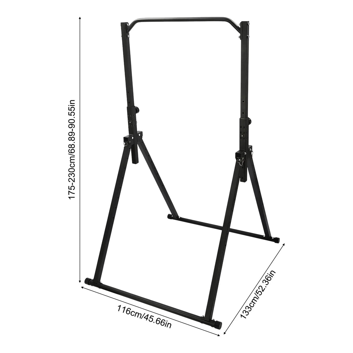 Triangular Pull Up Station Foldable Home Gym Bar