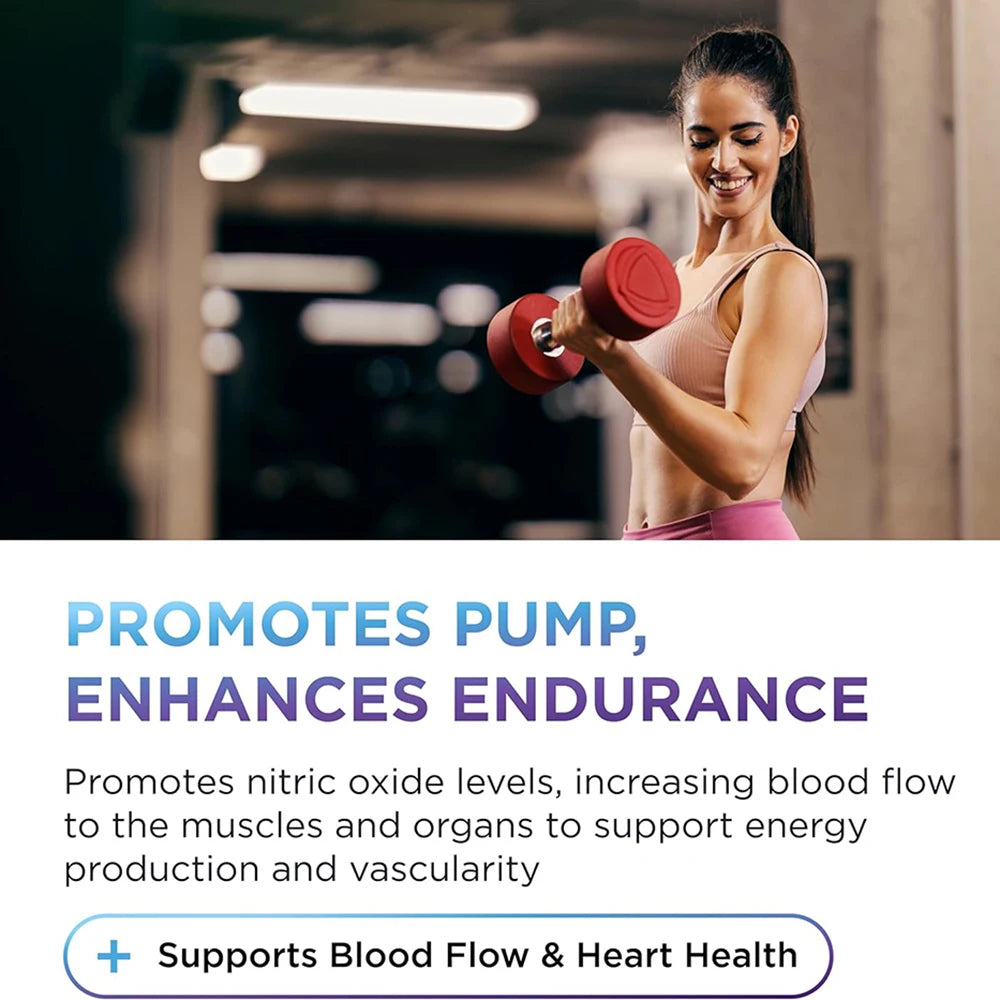 L-Arginine 3000mg Muscle Energy Endurance Heart Support