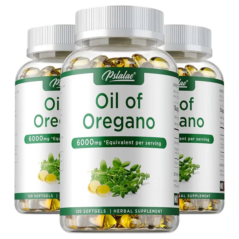 Oil of Oregano Capsules Digestive Immune Support Herbal
