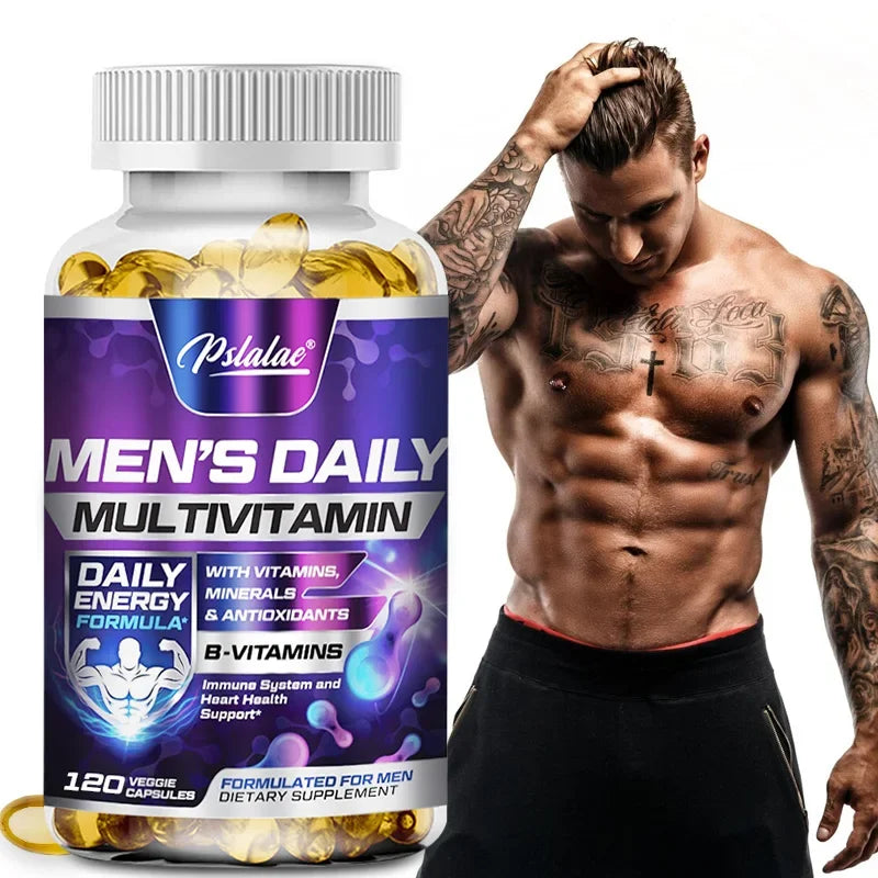Men's Daily Multivitamin Energy Immunity Health Support Capsules