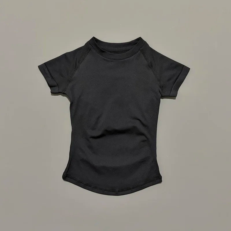 Women's Quick Dry Breathable Short Sleeve Sports T-Shirt