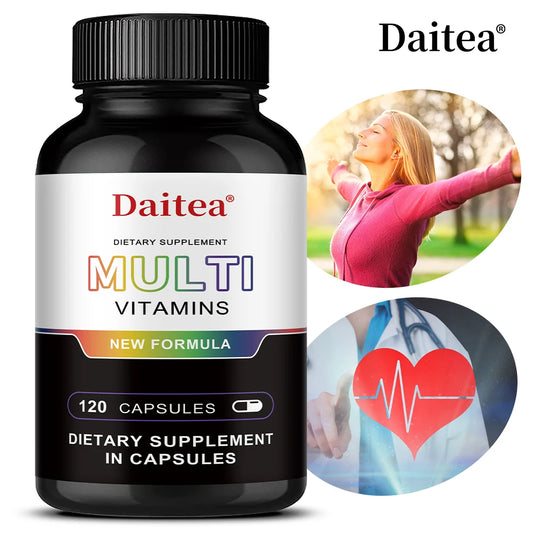 Multivitamin Mineral Energy Muscle Immune Support Capsules 120ct