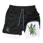 Men's 2-in-1 Compression Running Shorts with Phone Pocket