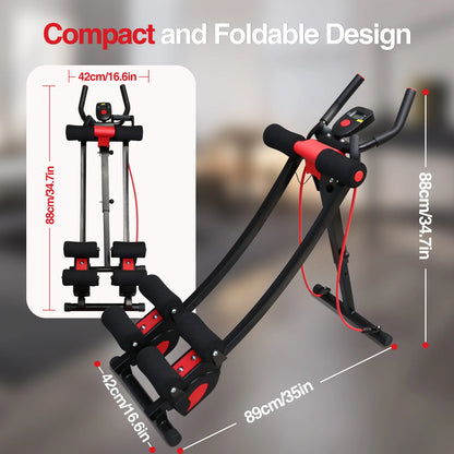 Foldable AB Machine Core Trainer Home Fitness Equipment
