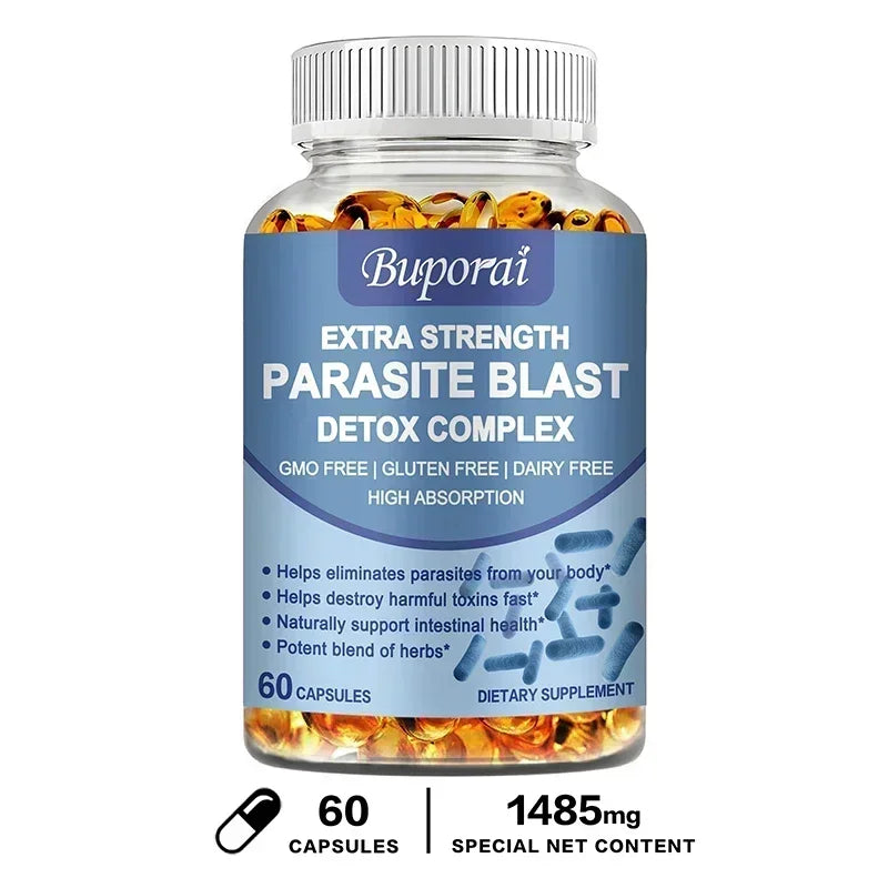 Parasite Blast Detox Complex Digestive Immune Support Capsules