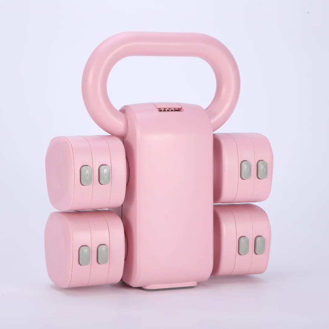 2-in-1 Adjustable Dumbbell Kettlebell Home Fitness Weight