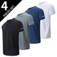 Men's Quick Dry Short Sleeve Sports T-Shirt Multipack